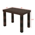 thumbnail image 7 of Cfowner Rattan Rectangle Dining Table for Patio, Backyard, Garden, Balcony, Indoor Outdoor Use Furniture, 7 of 7