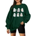 thumbnail image 5 of Halloween Sweatshirts for Women Ghost Reading Books Sweater Cute Spooky Bookish Shirt Fall Pullover Tops, 5 of 5