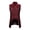 Red, variant on Men Vest Retro Sleeveless Slim Fit Mid Lengtn Irregular Hem Lapel Double-breasted Split Hem Soft Printed Loyal Gentlemen Medieval Waistcoat