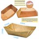 thumbnail image 2 of Bandejas de comida MotBach, papel kraft, 3 libras, 100 unidades, desechables, 2 of 7