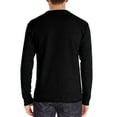 thumbnail image 3 of Mens Henley Shirts Long/Short Sleeve T Shirt Fashion Casual Basic Plain Cotton Tee Shirts, 3 of 5