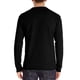 thumbnail image 3 of Blusas y camisas de manga larga con cuello redondo para hombre, blusa básica lisa de color puro y musculosa de manga larga, blusas y camisas de manga larga con cuello redondo para hombre., 3 of 5