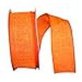 thumbnail image 3 of Reliant Ribbon 92573W-762-40K Everyday Linen Value Wired Edge Ribbon - Tangerine - 2.5 in. x 50 yards, 3 of 3