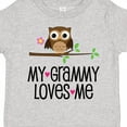 thumbnail image 4 of Inktastic Grammy Loves Me Grandchild Owl Girls Toddler T-Shirt, 4 of 5