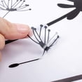 thumbnail image 4 of 2 Pieces Wall Decals Dandelions for Wall Decoration, Dandelion Wall Stickers for Living Room Bedroom Anteroom Hallway Window 60 * 90cm, 4 of 8