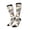 3 Black, variant on Women Crew Soft Moisture-wicking Socks Flying Butterflies-1 Pattern Design Cotton Socks, One Size fit All