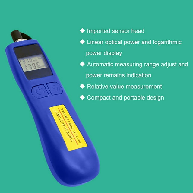 Medidor de Energía Óptica, Enchufe de Bajo Consumo de Energía y Reproducciónica de Probador de cable ÓCTICO MINI MEDICIÓN PRECISA 850 1300 1310 1490 1550 1625 PARA Comunicación
