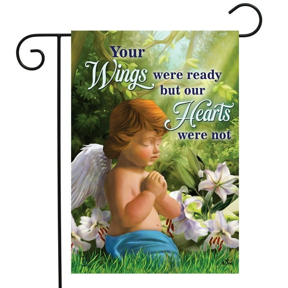 Briarwood Lane Praying Angel Bereavement Garden Flag