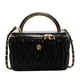 thumbnail image 5 of Bolso Mano Manejo Superior Hombro Pequeño Cuadrado Acolchado Bolsillo Diseñador Cuero para Mujeres Compras Viajes, 5 of 9