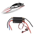 thumbnail image 1 of ESC Sin Escobillas, ESC Bidireccional De Corriente Máxima De 60 A, Bajo Consumo De Energía A Prueba De Agua Para Modelo De Barco RC, 1 of 7