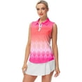 thumbnail image 5 of AOBUTE Women's Sleeveless Golf Shirts Moisture Wicking 1/4 Zip Polo Tennis Shirt, 5 of 6