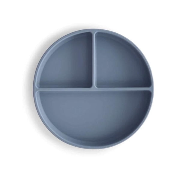 Assiette en Silicone pour Bébé avec Succion - Ensemble d'Assiette pour Tout-Petit à Base Succion, Ensemble de Sevrage en Silicone pour Bébé
