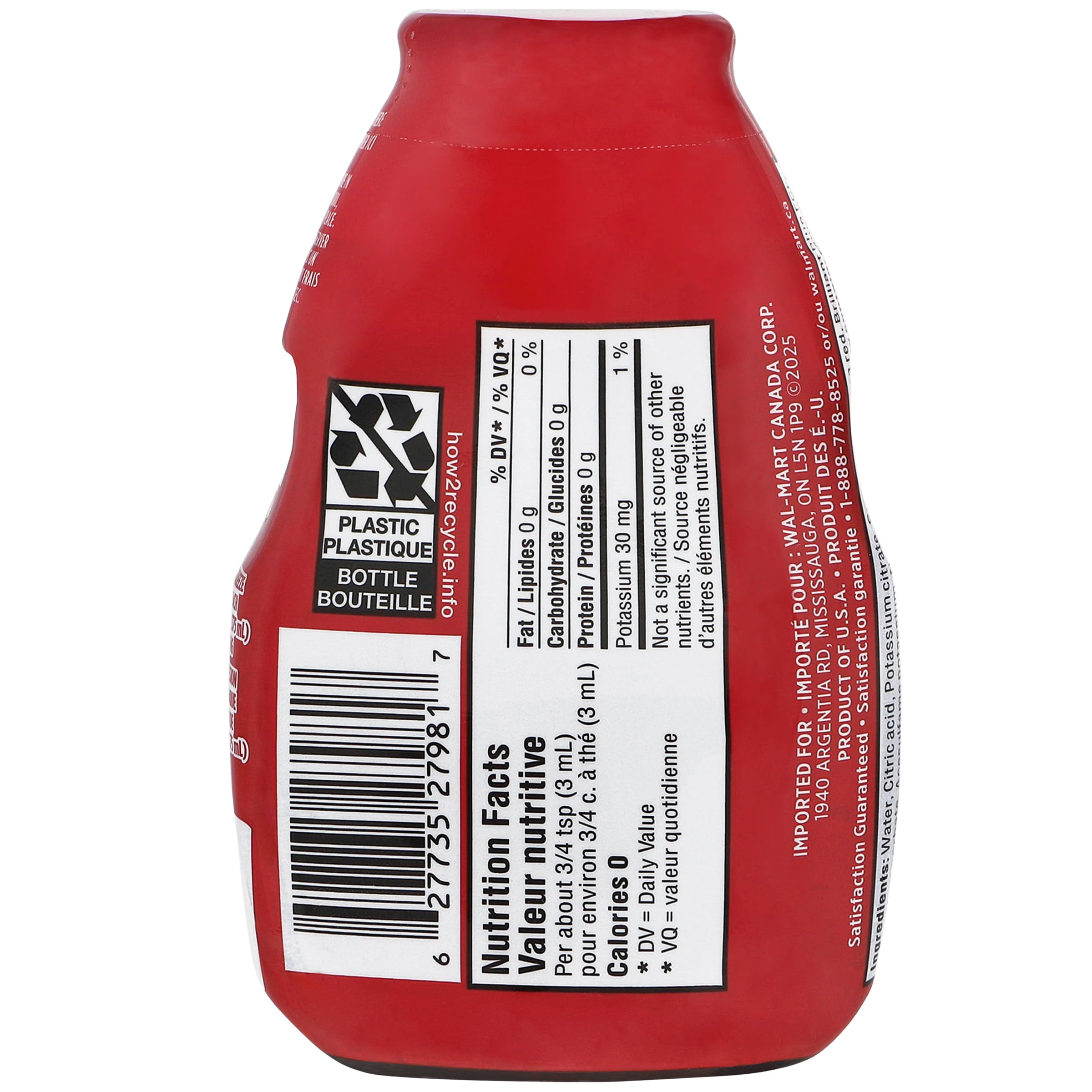 Great Value Cherry Liquid Water Enhancer, 92 mL