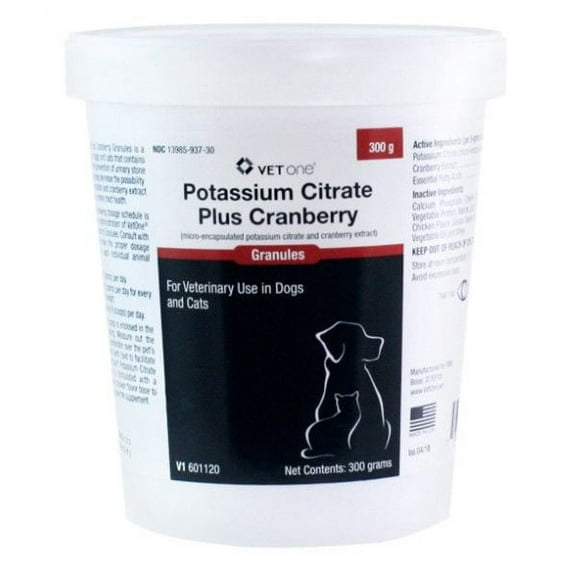 VetOne Potassium Citrate Plus Cranberry Granules (300 g)