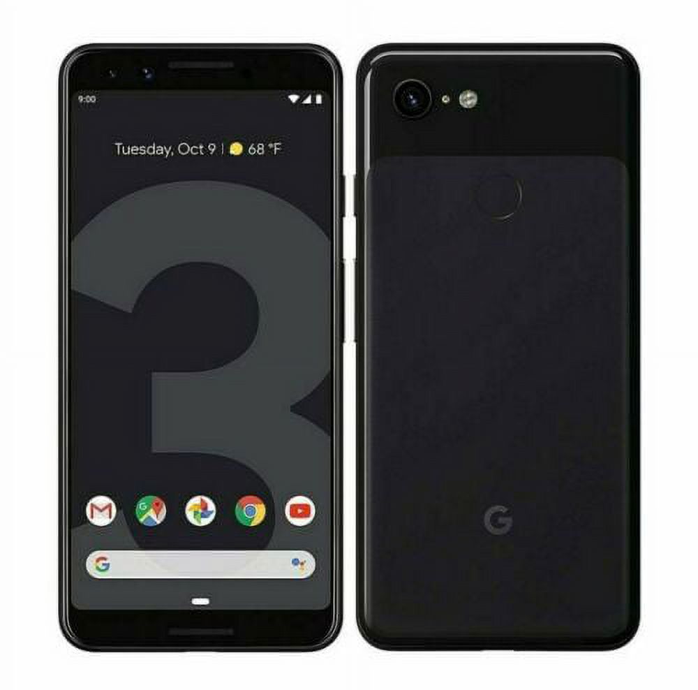 Google Pixel 3A 64GB 5.5" 4G LTE Factory Unlocked GSM CDMA Black T-Mobile [A] Excellent - image 4 of 5