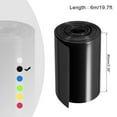 thumbnail image 2 of Unique Bargains Tube Rétractable en PVC Noir 85mm Plat 6m pour Grand Pack de Batteries, 2 of 5