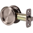 thumbnail image 3 of Stone Harbor Hardware Round Pocket Door Lock, Passage Function, 2-3/4" Backset, Antique Nickel, 3 of 3