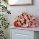 thumbnail image 2 of Ramo de flores artificiales con hojas verdes, realista, resistente a los rayos UV, de seda, para interior y exterior, jardín, patio, balcón, decoración del hogar., 2 of 8