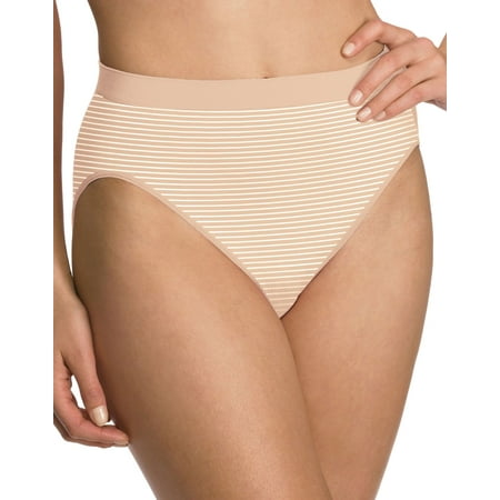 - Comfort Revolution Women`s Microfiber Seamless Hi Cut Panty - Best-Seller