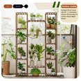 thumbnail image 3 of Soporte grande para plantas para interiores y exteriores, soporte para plantas de esquina para múltiples plantas, soporte de flores para sala de estar, balcón y jardín, 3 of 6