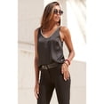 thumbnail image 2 of LASCANA Women's Chain V-Neck Top Hardware, 2 of 5