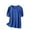 Womens Tops Blue, variant on XL-4X Womens Plus Size T Shirts Short Puffed Sleeve Crewneck Blouses Top Ladies Cute Solid Color Pullover Breathable Beach Work Tees Top