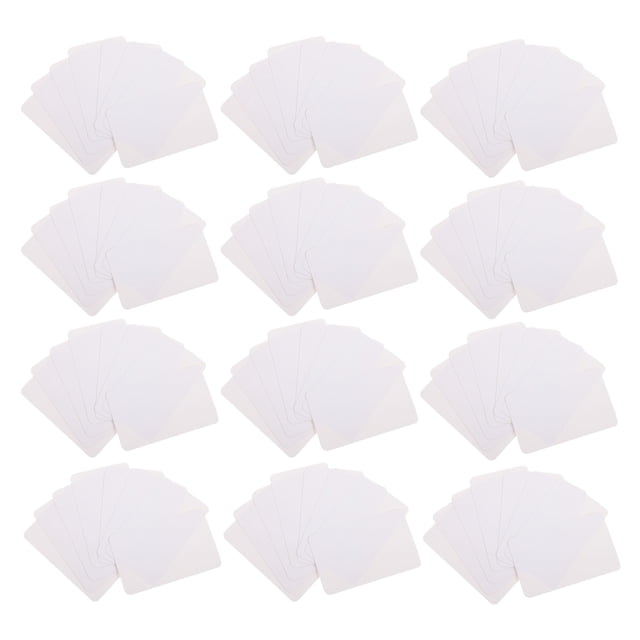 Raindrops 600Pcs Blank Card Set White Paper for Versatile Use Wedding Invitations Graffiti and Business Cards