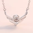 thumbnail image 5 of Wholesale New 100 Languages I Love You Valentine's Day Present Memory Projection Necklace, 5 of 6