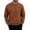 Coffee, variant on HOOMEUMY Men's Solid Long Sleeved Round Neck Casual Sports T shirt Fashionable Comfortableable Daily Use for Outdoor Activities and Leisure Wear
