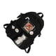 thumbnail image 2 of Sonducket escolar cómoda y espaciosa para mujer - de gran capacidad para mujer escolar Mochilas negro con insignia colgante, 2 of 6
