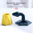 thumbnail image 2 of Tope de puerta sin orificio de succión de puerta Tope de puerta anticolisión de silicona Tope de puerta trasero Fuerte succión magnética Inodoro Succión de pared fija, 2 of 5