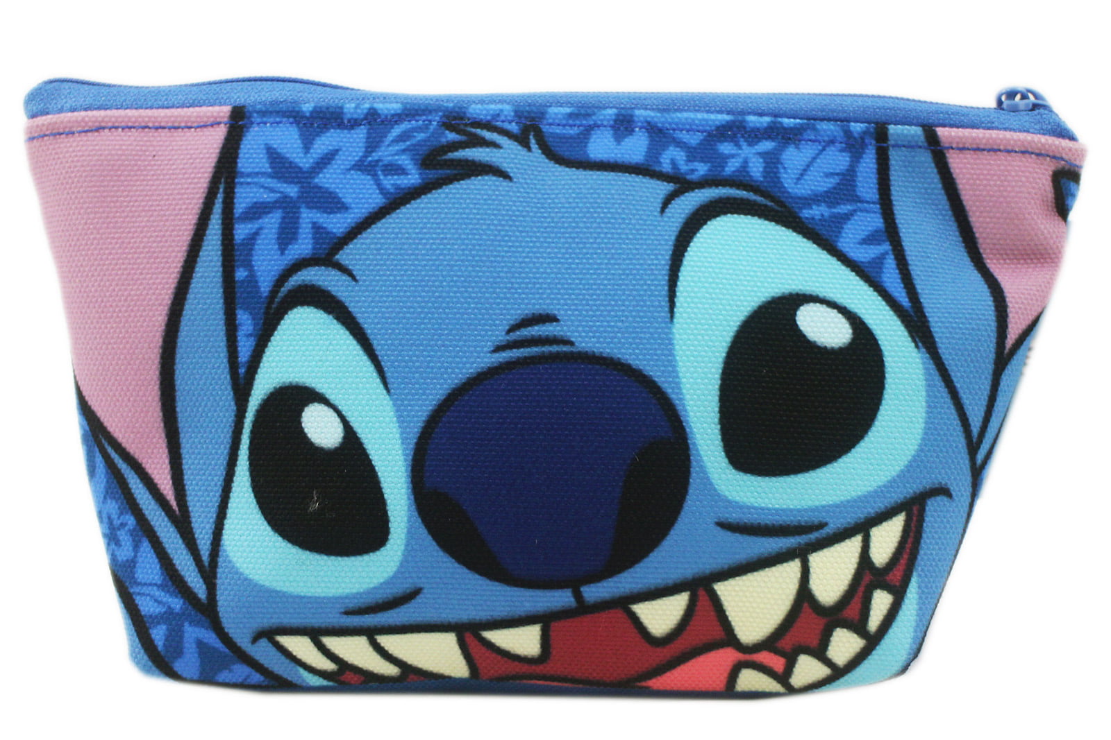 Disney's Stitch In Your Face Canvas Material Cosmetic Bag - Walmart.com