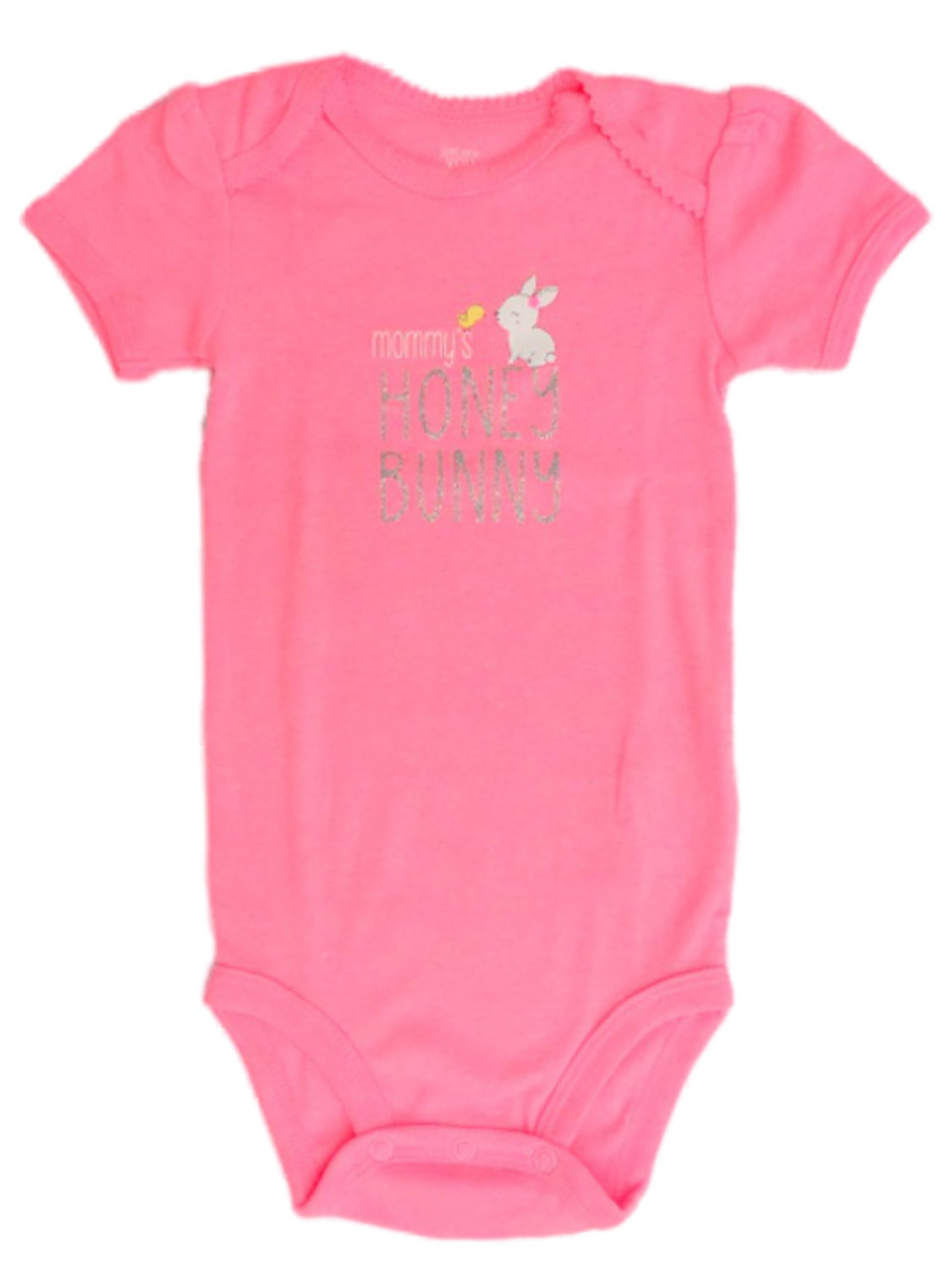 Carter's Infant Girls Pink Mommy's Honey Bunny Easter Outfit Baby Rabbit Bodysuit Walmart