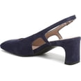 thumbnail image 4 of Naturalizer Women's Carmen Slingback Pump Midnight Blue Suede 10W, 4 of 6