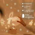 thumbnail image 2 of 3-in-1 Multifunctional LED Night Light 360° Rotatable Guardian Angel Projector Lamp with Built-in 8 Piano, 2 of 8