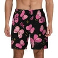 thumbnail image 2 of Goofa Girl Butterfly Printed Men's Swim Trunks Board Shorts Quick Dry Mens Swimming Trunks with Compression Liner,Breathable Fit Hawaii Beach Shorts-Medium, 2 of 9