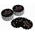 thumbnail image 3 of Inkdotpot 50 Pack Real Rose Gold Foil Paper Tags Ready To Pop Baby Shower Favor Hang Tags, 3 of 6
