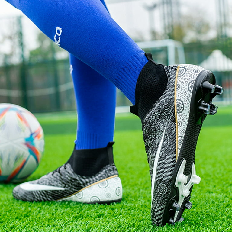 FULORIS Men Sock Soccer Cleats Shoes Teenager Football Boots
