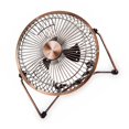 thumbnail image 4 of Ventilador de escritorio USB de 5,7 pulgadas, rotación de 360 ​​° pequeño y silencioso, potente flujo de aire portátil fuerte, Mini ventilador de refrigeración Personal de metal, 4 of 5