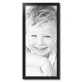 thumbnail image 2 of ArtToFrames 14" x 31" Black Satin Picture Frame, 14x31 inch Black MDF Poster Frame (WOM-5180), 2 of 8