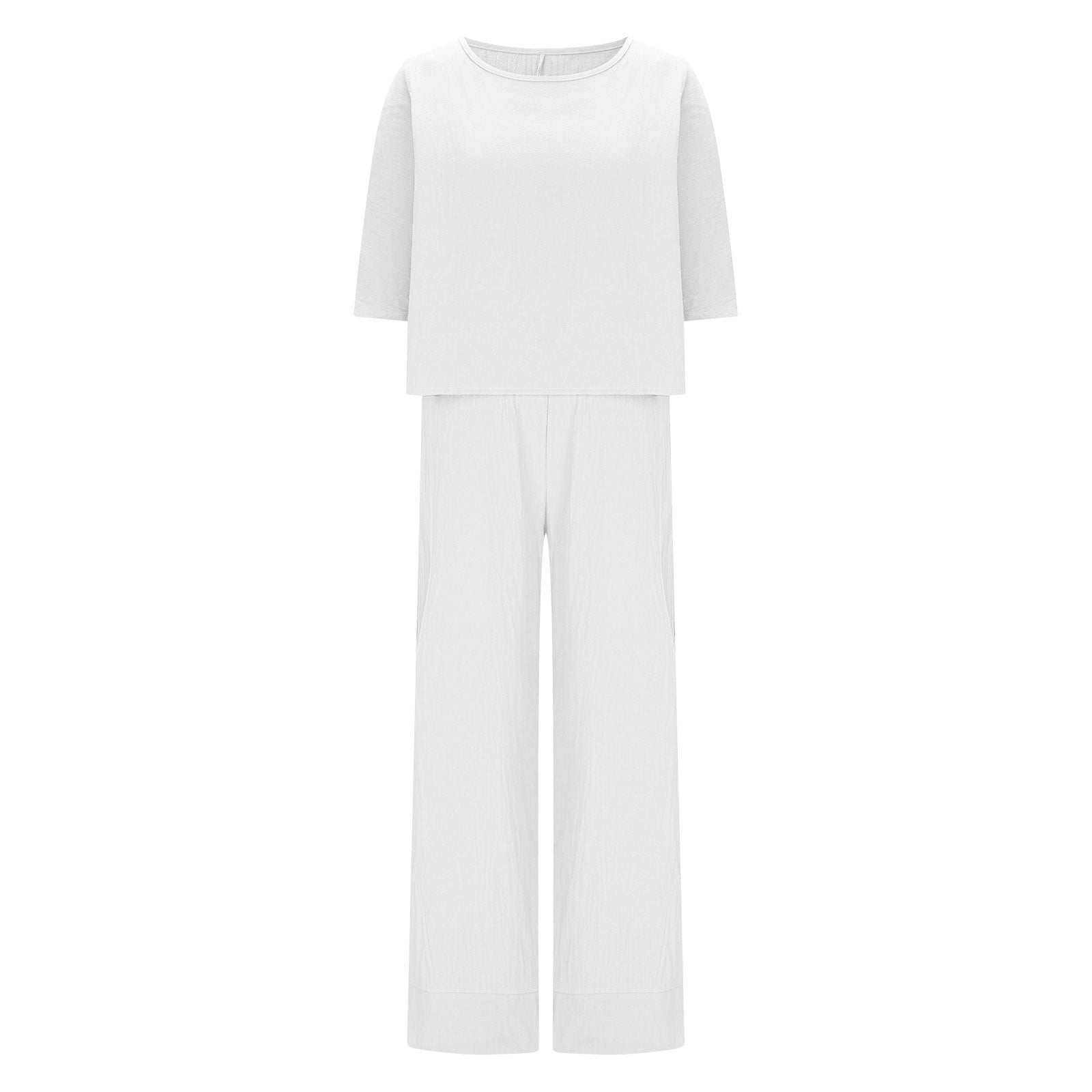 UPPADA Womens Two Piece Sweatshirts Set 2 Piece Long Sleeve Zip Up Tops Casual Loose Pant Outfits Set Ladies 2 Piece Pants Sets Casual Spring Lounge Set White,XXL