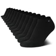 thumbnail image 1 of Calcetines Tommy Hilfiger No Show para mujer, paquete de 12, tallas 4-10, color negro, 1 of 5