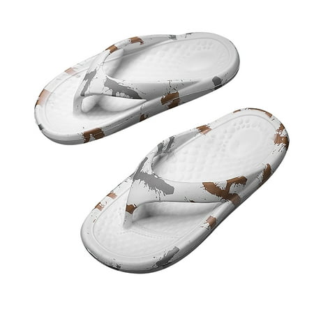 

kakina CMSX Sandals for Women Flip Flops Sandals Women Men With Comfortable Indoor And Outdoor Thong Sandals Flat Sports Slippers White 39-40