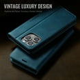 thumbnail image 6 of ShellTech Compatible with iPhone 16 Plus Soft TPU PU Leather Case Flip Magnetic Stand Flip Protective Cover Leather Wallet Case with ID & Credit Card Slots Holder Case,Green, 6 of 8