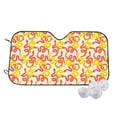 thumbnail image 2 of Lsque Snake Car Windshield Sun Shade | Accordion Folding Style Auto Shade for Car Truck SUV Van | Blocks UV Rays Sun Visor Protector | Small, 2 of 7