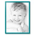 thumbnail image 2 of ArtToFrames 22x29 inch Distressed Aqua Picture Frame, Green Wood Poster Frame (4485), 2 of 8