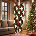 thumbnail image 2 of Lorytime Christmas Pjs Set for Women Plaid Long Sleeved Collared Tops Elastic Waist Pants Cozy Sleepwear, 2 of 7