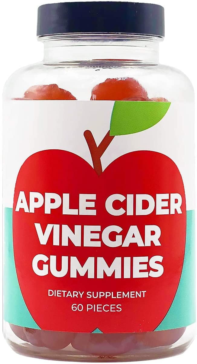 Apple Cider Vinegar Gummies, Vegan, Digestion & Weight Management, Anti