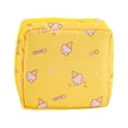 thumbnail image 1 of Bonita bolsa portátil para guardar compresas higiénicas. Bolsa de cosméticos de gran capacidad. Bonita bolsa de maquillaje estampada con efecto impermeable, 1 of 6