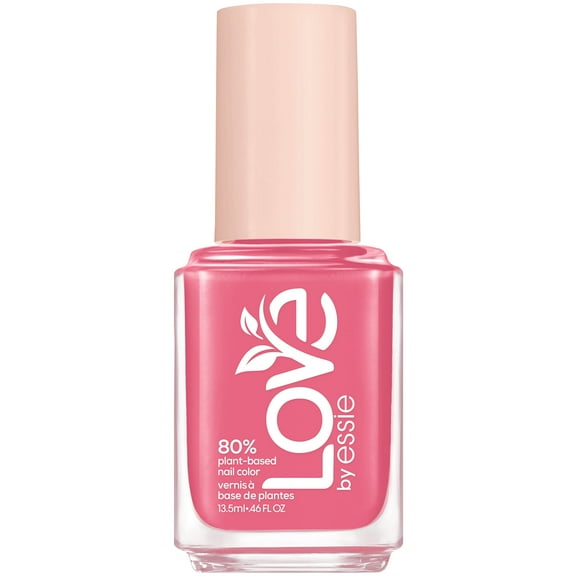 LOVE by essie Nail Polish, 80% Plant-based, Salon-Quality, Vegan, Pink, Spinning In Joy, 0.46 Fl Oz